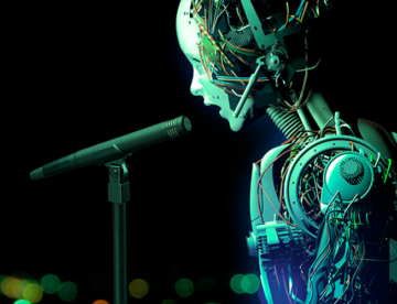 robot hablando